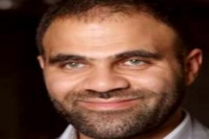 Portrait of author Khaled Abu Shady